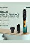 Ionic Hair Dryer Brush 3-in-1 by Sun Home, Green/Gold, 2000 Watt Hours - 3