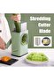 3 in 1 Upgraded Rotary Cheese Grater Shredder - 3 Interchangeable Blades Strong Suction Base Kitchen - 7