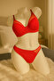 Padded Bra Panty Tulle Detailed Underwear Set - 8