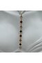 Steel Color Square Model Gold Y Necklace - Gold - 2