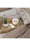 Home Loria Bedspread Duvet Cover Set 7 Pieces-Beige - 6