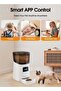 6L Automatic Cat Food Dispenser,with APP Control for Remote Feeding,Low Food Sensor Voice Recorder