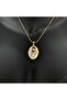 Steel Gold Chain Detailed Arya Necklace - Gold - 2