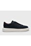 Tommy Casual Leather Men's Sneakers Comfort Sole Shoes Dark White - 3