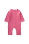 Striped Knitwear Jumpsuit 0-3 Years Powder Coral - 3