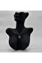 Special Series Letter B Stone Detailed Gold Necklace - Gold