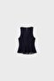 بلوزة جينز ببلوم بدون أكمام - 7
