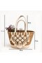 FFD Handmade Jute Storage Basket with Boho Macramé Tassels – Eco-Friendly, Spacious Basket - 5