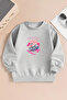 Unisex Tokyo Japan Printed Gray Crew Neck Sweatshirt-Winter Embossed Fabric