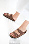 Tan Women's Slippers 17266 - 2