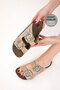 Beige Women's Slippers 20679