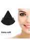 1Pcs Black Triangle Cotton Washable Velvet Puff Face Contour Makeup Cloth Sponge Cosmetic Foundation