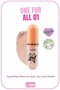 One for All Eyes & Lips & Cheeks Shimmering Liquid Eyeshadow - 01 Daylight