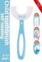 U Shape Baby Toothbrush New Generation Brush - Blue-6/12 Years