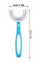 U Shape Baby Toothbrush New Generation Brush - Blue-6/12 Years - 2