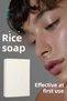 Rice Soap Whitening Brightening Anti-Blemish Skin Equalizer Natural Handmade Soap