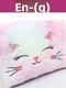 Large Capacity Zippered Hairy Pen Holder - Mixed Makeup Bag Cat and Love - 4