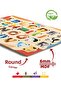 Wooden Educational Tutorial Cute Set of 5 Alphabet Numbers Shapes Vegetables Animals 5 Pieces - 3