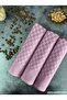 4 Pieces 40x60cm PINK German Napkin - Plaid Patterned Kitchen Towel - 4