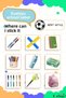 Football Themed Special Name Written School Label - 2