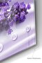 واقي خلفي للموقد الزجاجي للمطبخ الفاخر، واقي خلفي مدمج مقاس 50 × 76 سم |   زهرة - 3