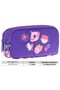 Kids Three Compartment Purple, Candy, Girls' School Pencil Bag - L8216 - 3