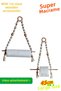 Set of 2 Wooden Beaded Paper Towel Holder, Kitchen Bathroom Roll Paper Towel Napkin Holder