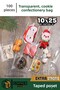 10X25Cm Cookie Candy Party Baby Shower Birth Gift Self-Adhesive Gelatin Tape Bag - 3