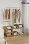 (Set of 3) Multi-Purpose Sliding Shelf Wardrobe and Home Accessory Organizer – Toprak - 5