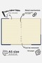Notebook with Vegan Cover with A5 Mechanism.100 Gr. 160 Pages. Lined - 7