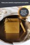Jewelry Box Jewelry Organizer Box with Lid Jewelry Organizer Gold Color Model 13 - 3