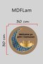Modern Door Ornament Brown Welcome City Ramadan Outdoor Door Ornament - 3