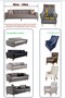Seat Cover Sofa Cover Lycra Stretch Elastic Flexible Square Pattern Three Seater One Piece Sofa Cover - 3