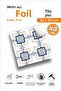 CodeK-12 بلاط فول مقاوم للماء لأرضية المطبخ والحمام - 30 × 30 سم (4 قطع)