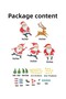New Year Sticker Cute Santa Claus Christmas Decoration Baby Kids Room Sticker Set New Year - 5