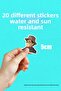 The Wind Rises the Wind Rises Anime Phone Laptop Adhesive Foil Sticker Pack (20 Pcs) - 5