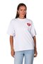 Broken Hearts Club Oversize Fit T-Shirt Women - White C101 - 4