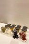 Home 12Pcs 300 ml Matte Black Shrink Spice Jar with Lid - 4