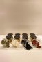 Home 12Pcs 300 ml Matte Black Shrink Spice Jar with Lid