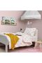 Elastic White-Pink 150X200/50X60 cm Children's Duvet Cover Set White Fade Resistant - 2
