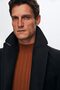 Ds Damat Regular Fit Navy Blue Double Breasted Sailor Metal Button Detailed Cashmere Coat - 3