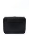 Black Shk127 Faux Leather Hand, Arm and Shoulder Bag with Internal Zipper Pocket and Snap Closure L:17 W:22 W:7 cm - 3