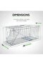 Large Two-Door Cat Trap Cage for Stray Cats, Raccoons & Groundhogs - 2