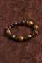 Certified Natural Tiger Eye and Jasper Stone Bracelet - 3