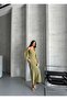 Women's Khaki Premium Modal Fabric Shirt Long Dress Suit - 6