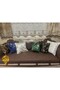 Italian Velvet Black Throw Pillow Case Gold Leaf Gilt Decorative Cushion Pillow Case 45x45cm - 4