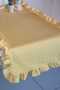 Runner Floral Ruffled Vintage Yellow Duck Linen 40X130Cm - 4
