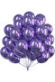 Purple Mirrored Metallic Balloon 20Pcs – Stylish and Shiny Decoration - 2