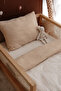 Muslin Single Duvet Cover Set (150X200) |   Line Series - Beige - 2