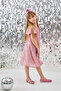 Pink Sequined Girl's Dress-Siri - 2